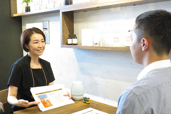 来店受付の画像